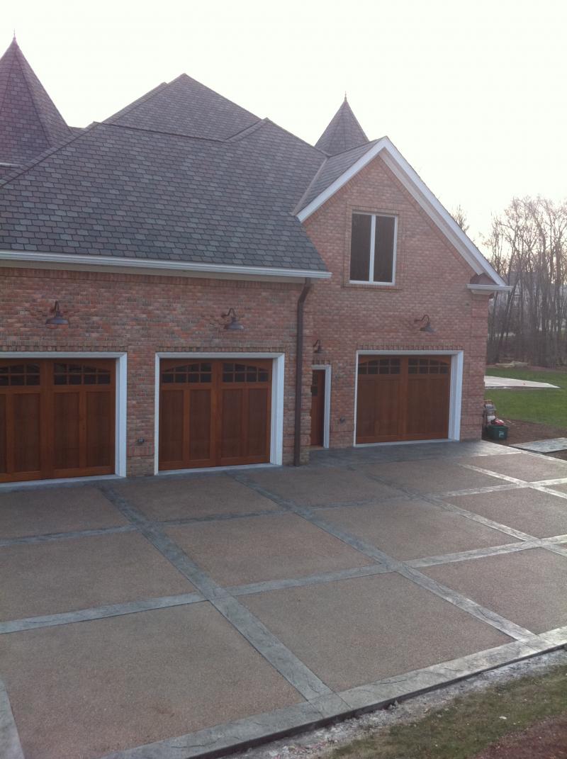 Stamped Concrete Rhode Island RI MA Exposed Aggregate Patio Driveway